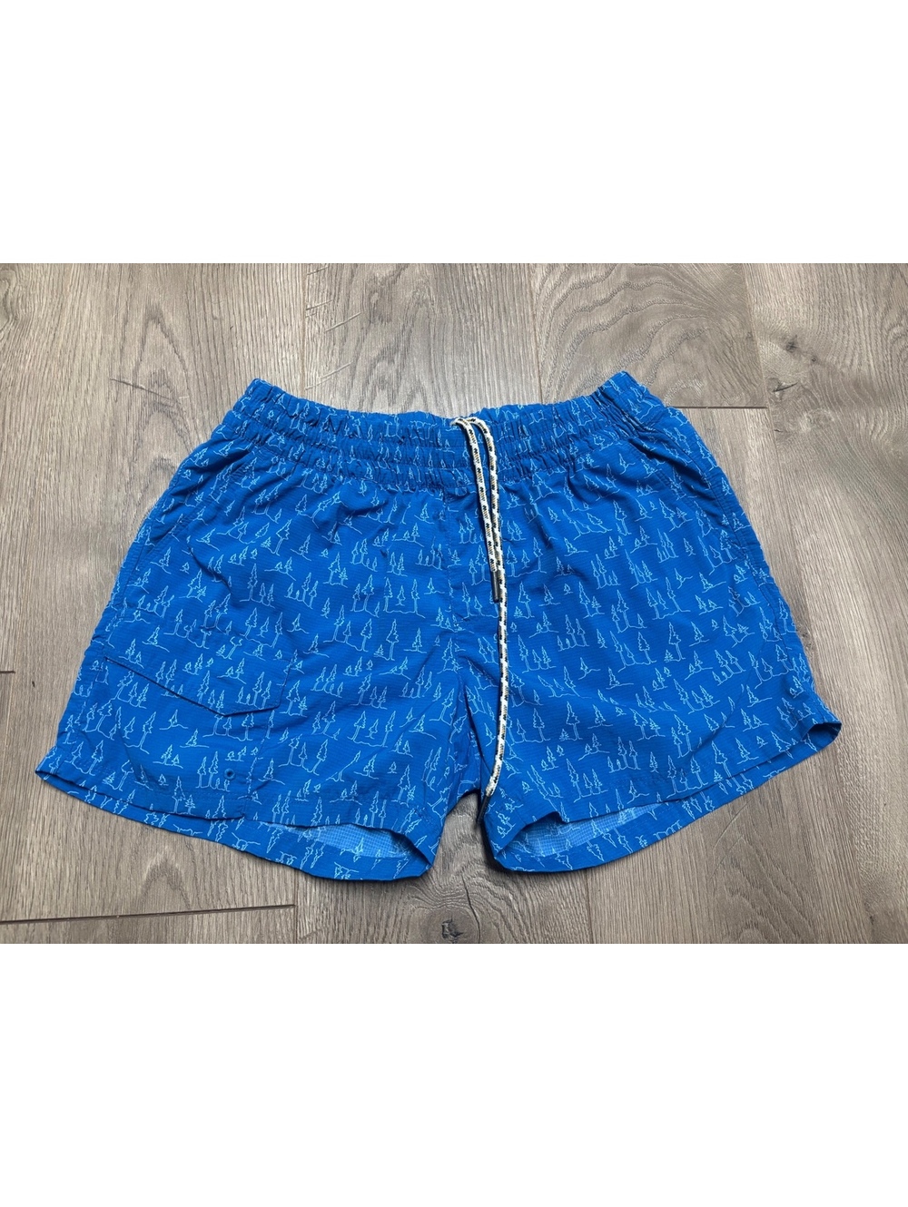 Columbia womens silver ridge printed shorts Size M, trees, 4" inseam pull on
